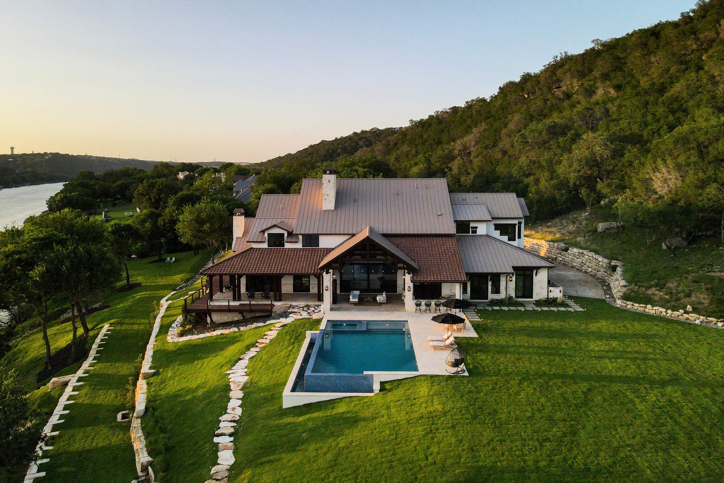 Bellagio Falls on Lake Austin