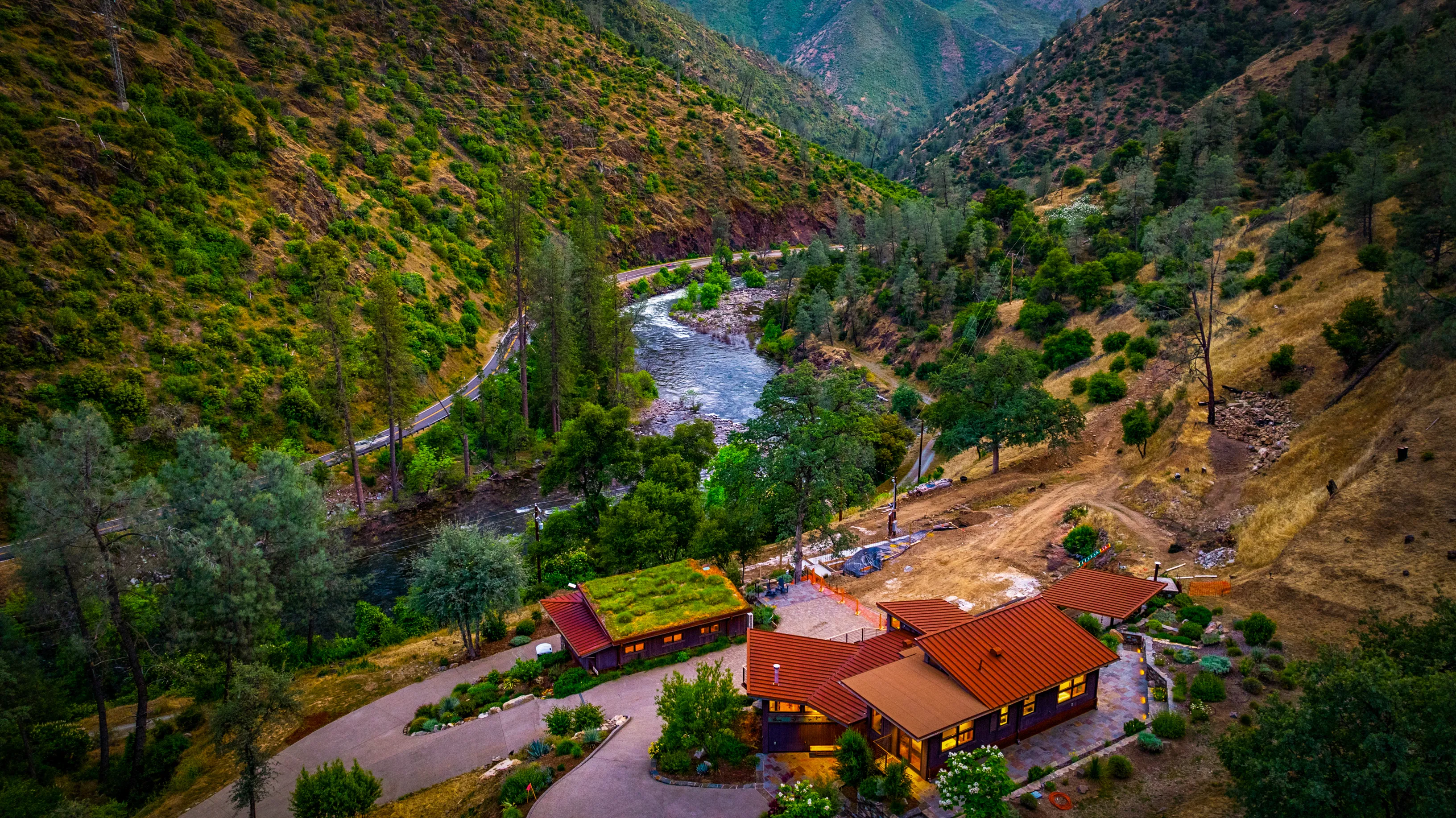 Creek Sunrise Timber