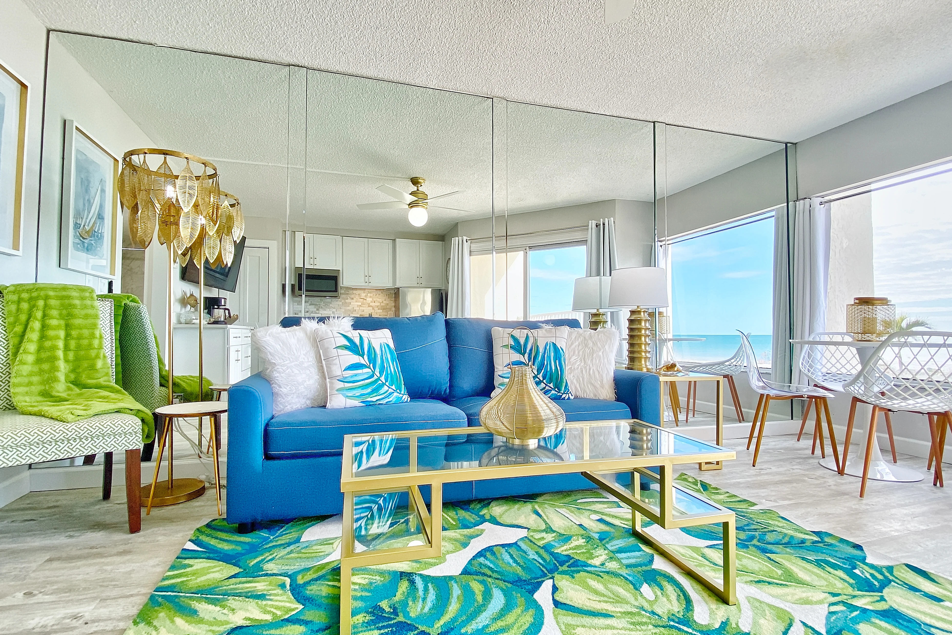 Inviting Gulf front condo with pool beach access private balcony and central AC