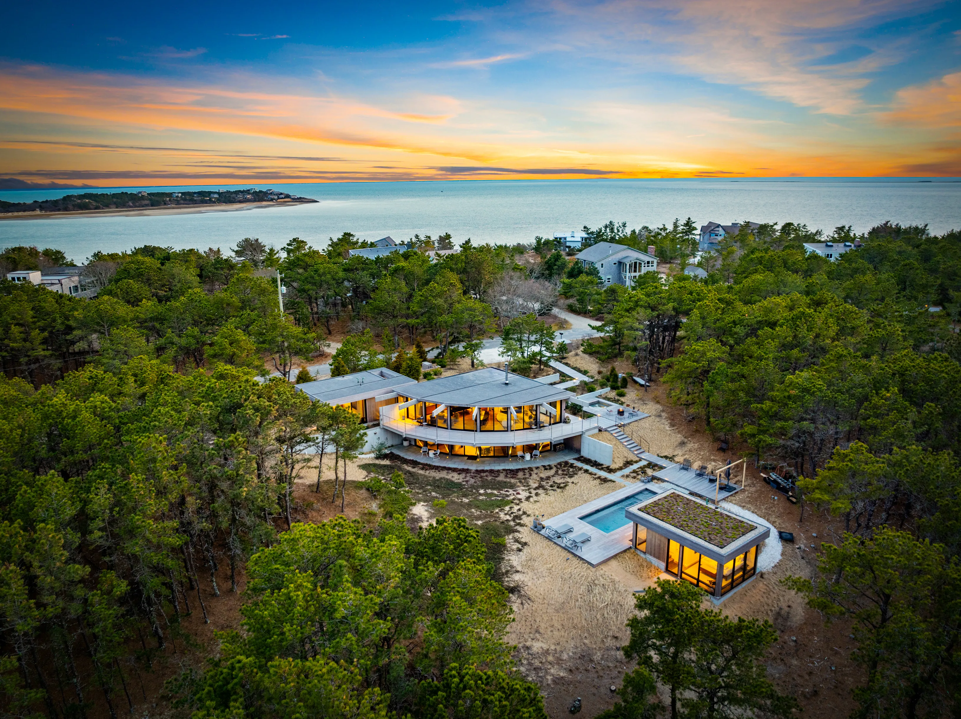 Timber Oceanfront Sunset