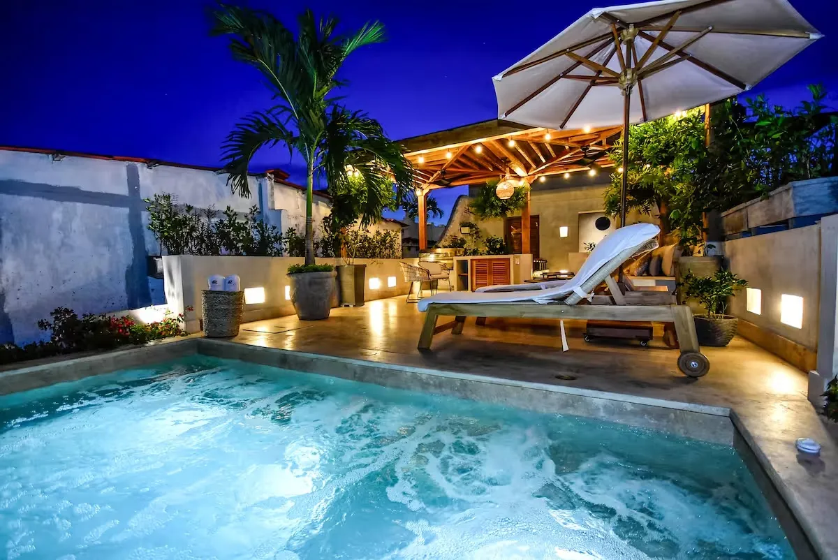 Compass Lantern Palm Deer