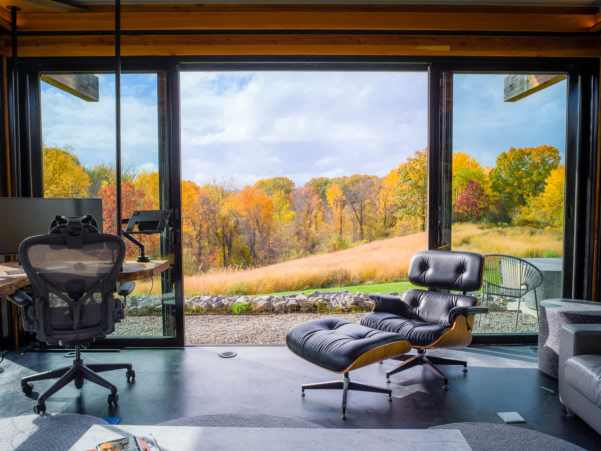 Modern Glass House with Pool and Catskill views - Image 3